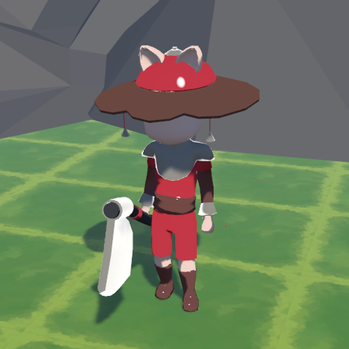 In game Grass berserker in red armor