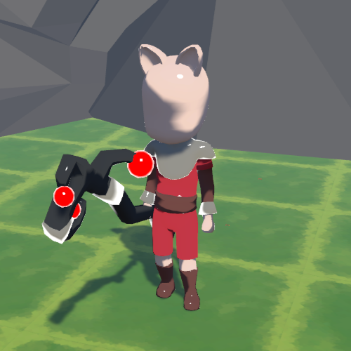 In game Grass wizard in red armor