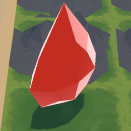 Artifact of power which is a red gem